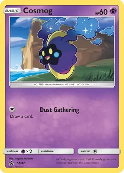 SM Black Star Promos Cosmog Pokémon card